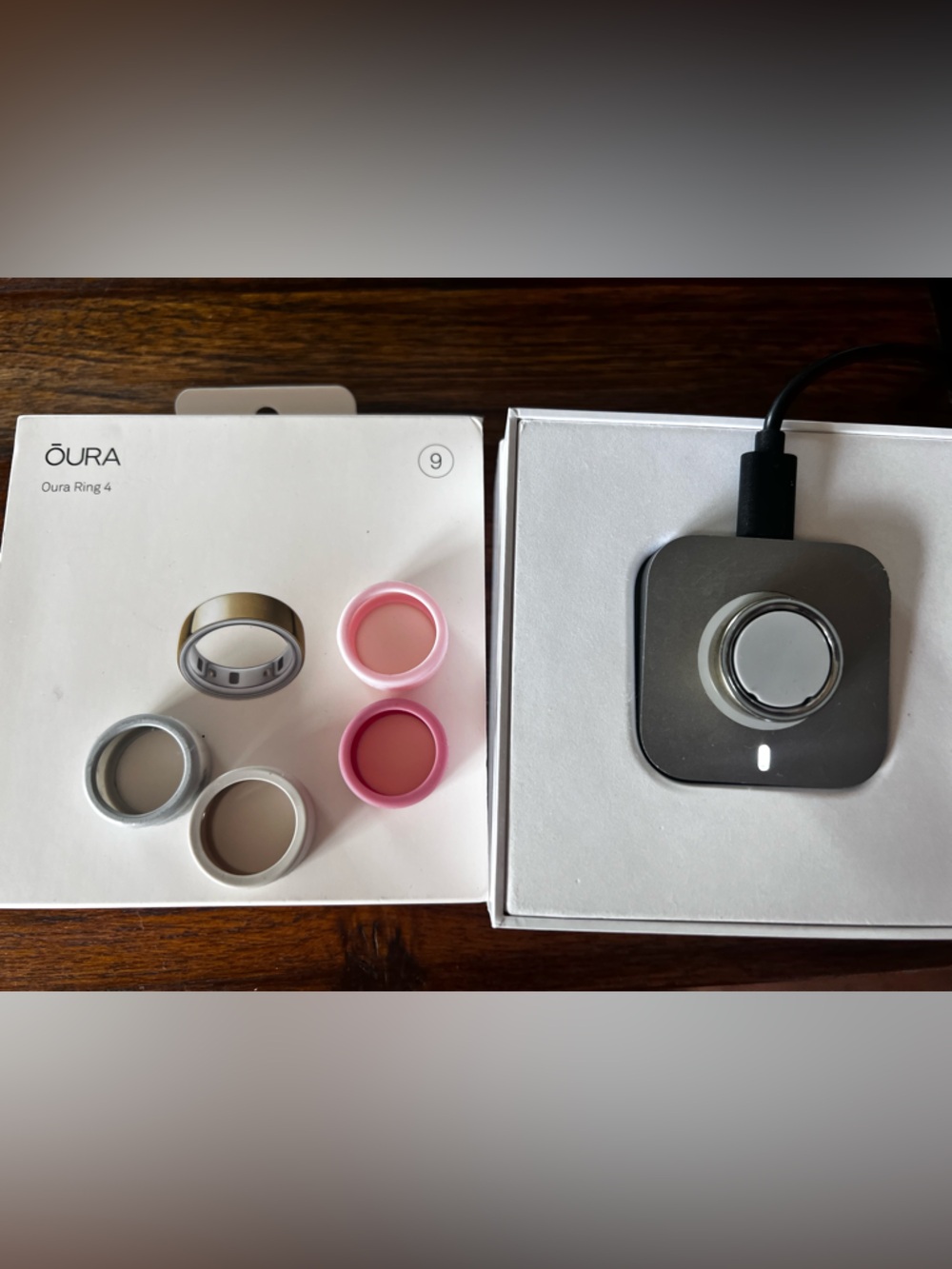 Oura Ring 4 with Charging Dock and Original Box